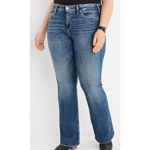 Womens Plus Silver Jeans Size 18